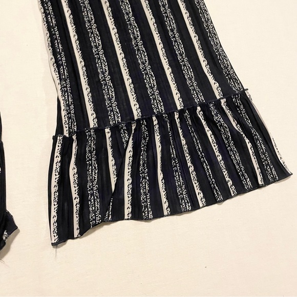 Casa Donna Striped Wide Leg Pants Womens Size M/L - Picture 14 of 15